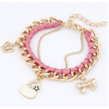 2015 Fashion handbag charm bracelet alibaba express jewelry